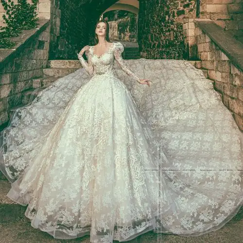 corona borealis《皇室的幻想》2021高定奢华拖尾宫廷婚纱高端