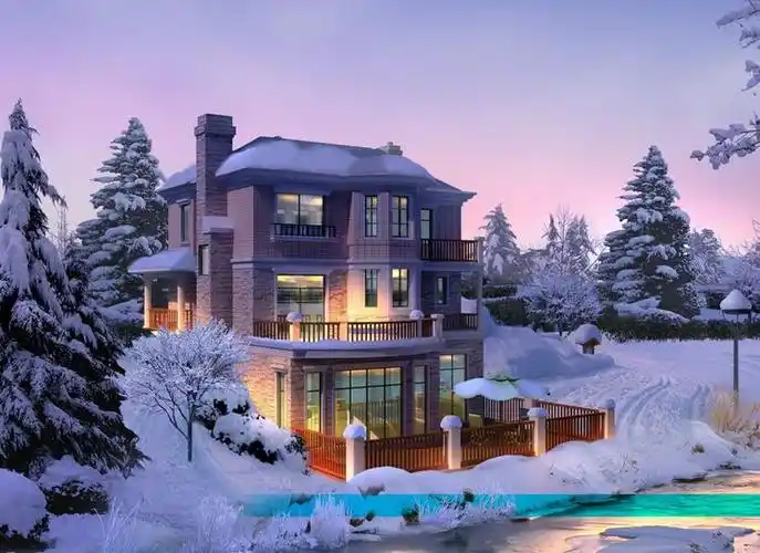 小豪华别墅高档别墅花园洋房奢华洋气的别墅设计效果图大全#889231775