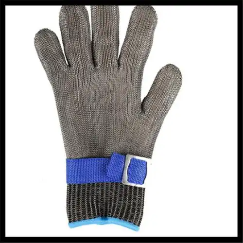 东方强晟不锈钢丝防割手套防切割肉金属铁劳保防割手套5级