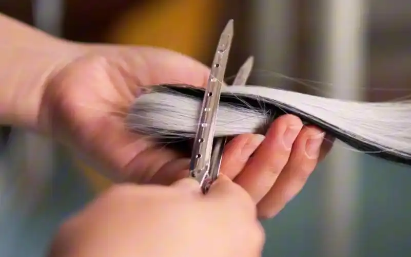 宝石之国幽灵水晶cos假发制作过程