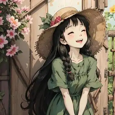 温暖微笑动漫女头像