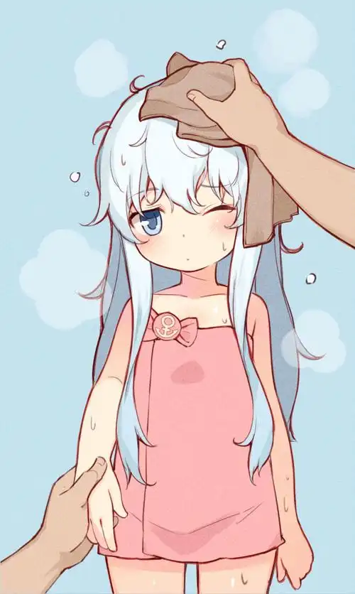 摸一只洗香香响爷:p啊啊!冒着.