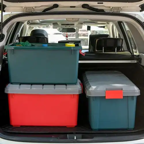 车载收纳箱车汽车后备箱储物箱整理车用尾箱收纳箱