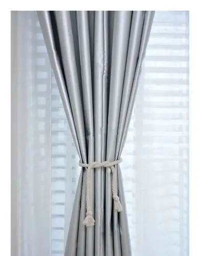 防晒隔热窗帘全遮光布加厚成品遮阳阳台卧室客厅宿舍简易挡光 宽3.