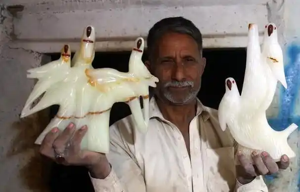 (外代二线)巴基斯坦的大理石手工艺品