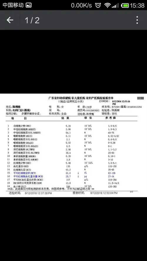 血清铁蛋白232参考值是5148hba226参考值2