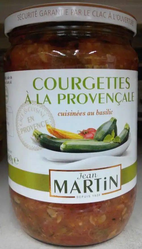 courgettes à la proven04ale cuisinées au basilic - jean
