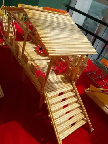 陵水县民族中学高二年级"通用技术手工作品展---桥"