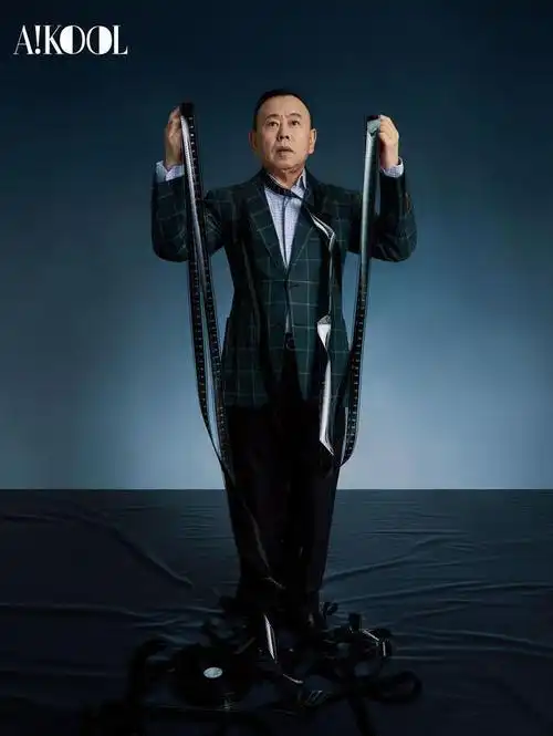 62岁潘长江跟男神拍杂志,身高差一头,可穿西装配衬衣精神头十足