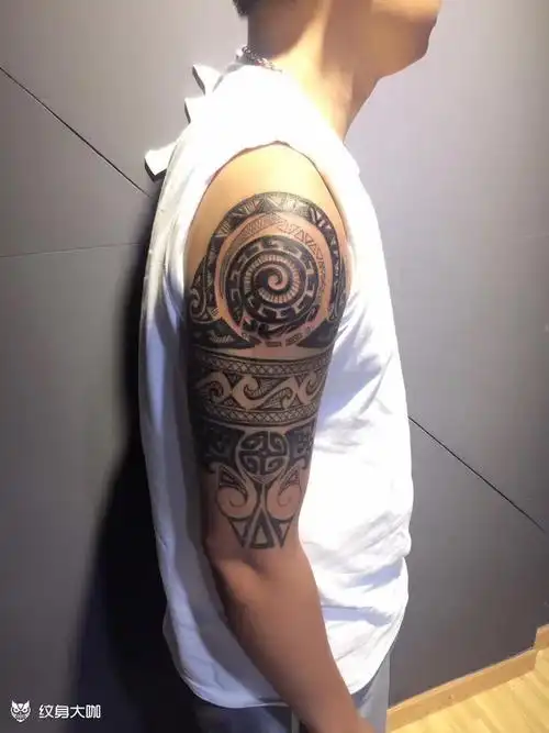 玛雅_纹身图案手稿图片_穗子的纹身作品集