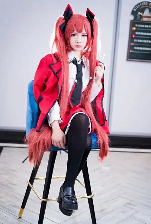 约会大作战五河琴里校服cosplay图片