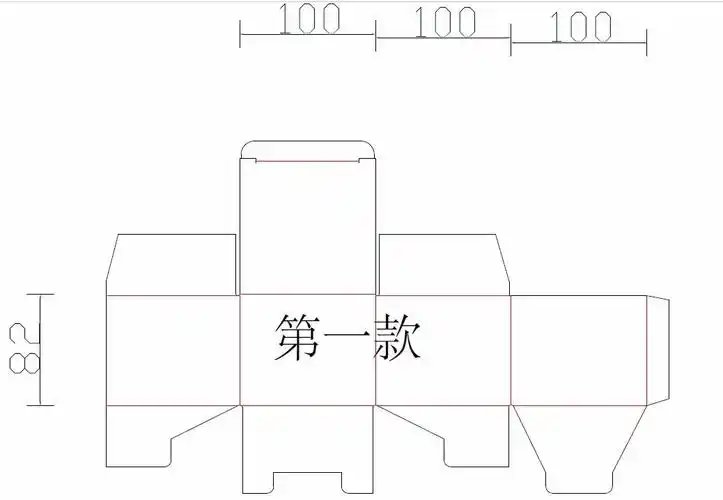 知道纸盒的尺寸,能否画出盒子拆开的图?