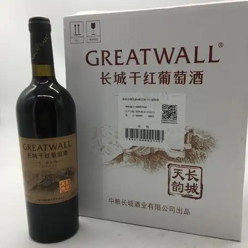 中粮长城天韵6解百纳干红葡萄酒长城干红葡萄酒重型瓶