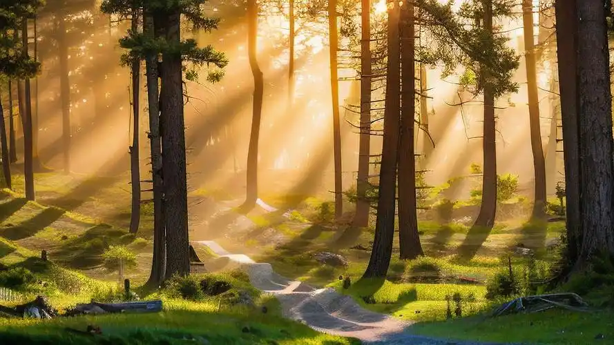 嘿宝子们,换上这张1440×900的森林壁纸,让你的电脑桌面瞬间宁静下来