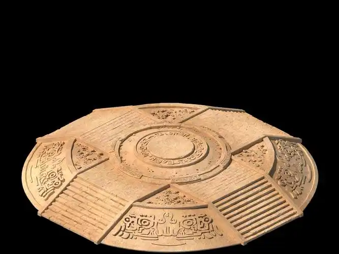 沙漠古战场-圆形祭坛03设计图下载(图片94.