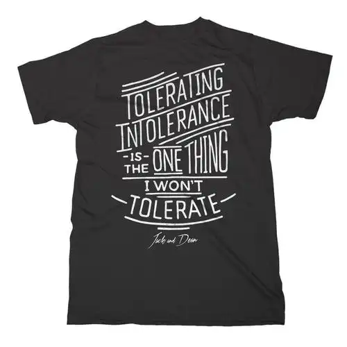 jack and dean - tolerating intolerance (black)