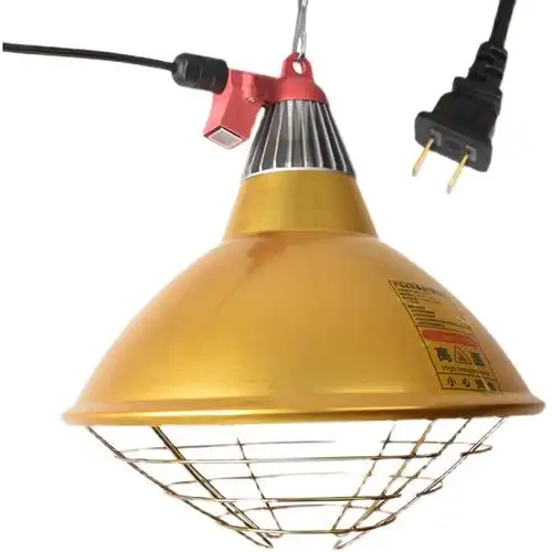 保温灯罩养殖场保温灯泡取暖灯调温烤灯兽用加热灯罩仔猪育雏畜牧