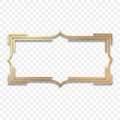 金色炫酷边框