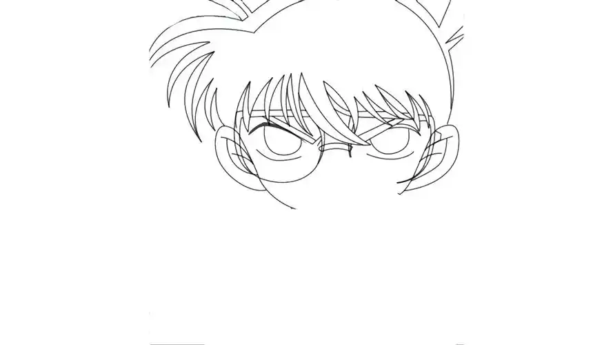 柯南简笔画怎么画柯南简笔画图片