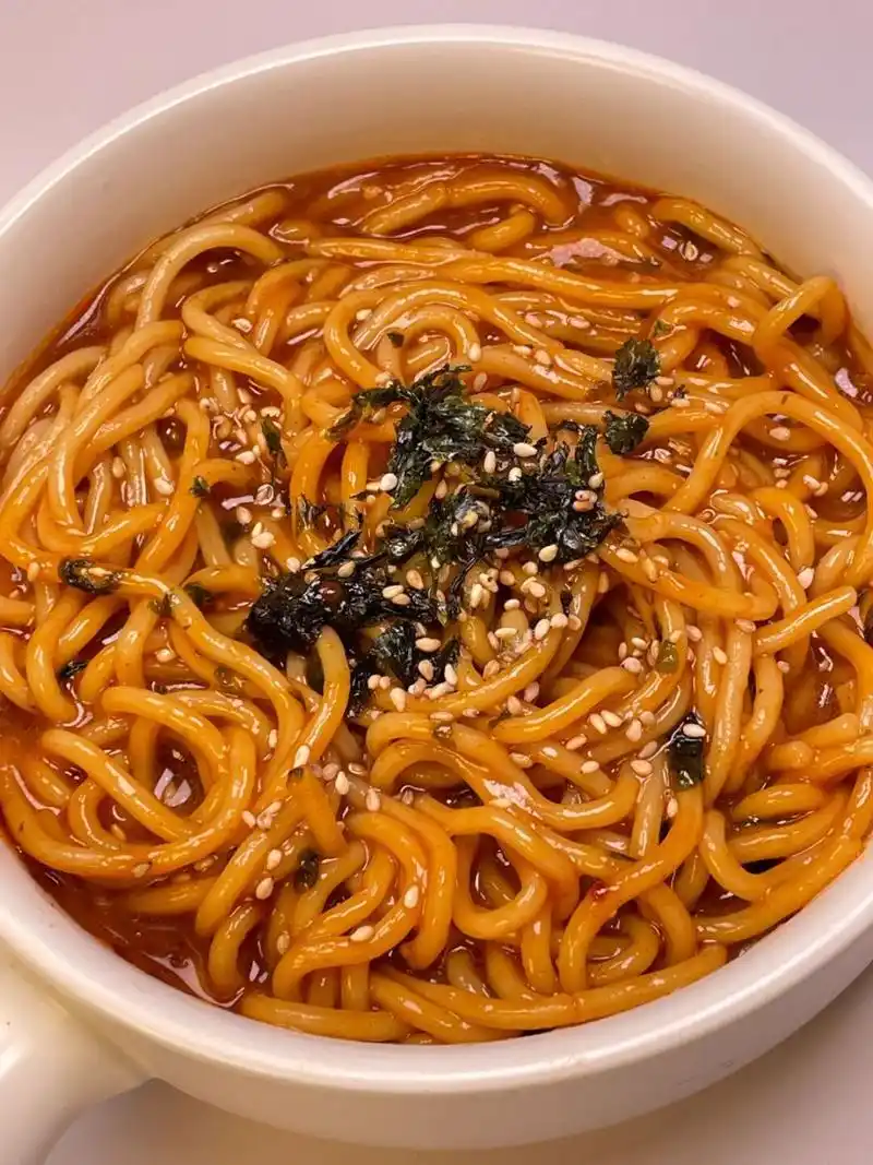 求你们快去试试韩式辣酱拌面7515 #热气腾腾的三餐# #面条的神仙