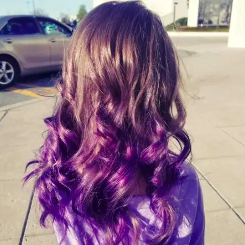 bright tone   想再玩味一点的话,浅紫色的漂染是个绝佳的选择