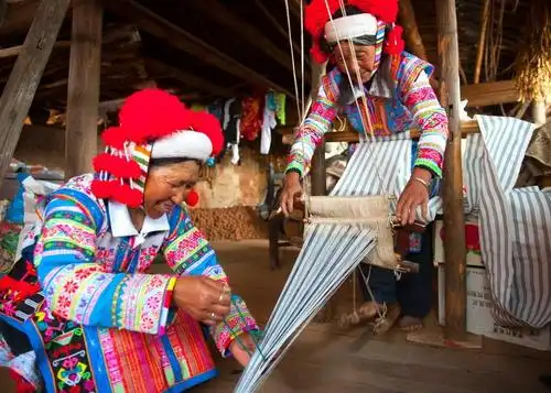 上一页 下一页 作品名称: 白彝传统织布  作品描述:   拍摄地点: 云南