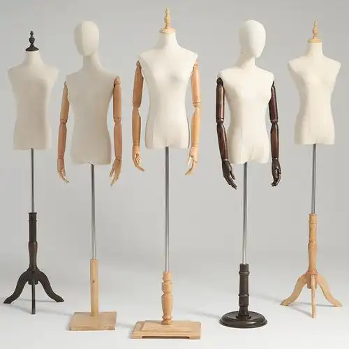 服装店女装假人模型模特服装空间展示道具半身全身人台展示架带手