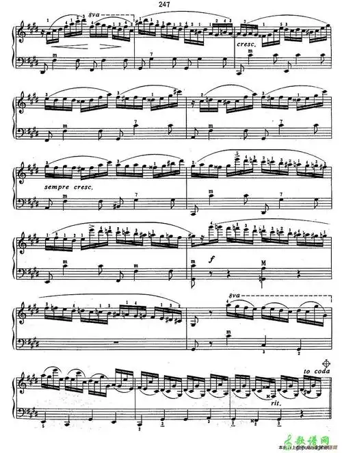 歌曲简谱即兴幻想曲op66手风琴谱