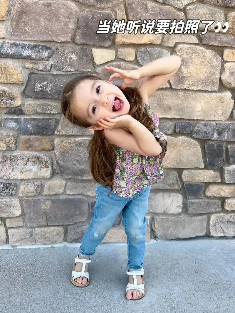 有个戏精女儿是什么体验09.#混血萌娃 #超有镜头感的小女孩 - 抖音