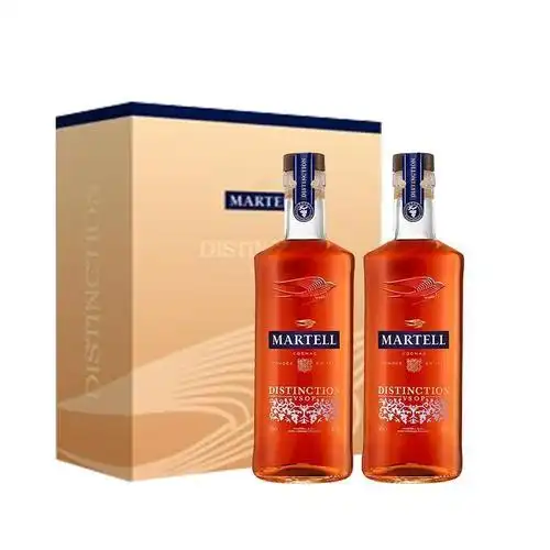 martell马爹利vsop级鼎盛500ml2双瓶礼盒装法国干邑白兰地