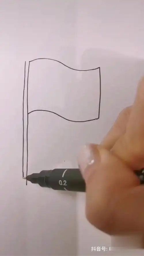 五星红旗,我为你自豪 简笔画 五星红旗 国庆 歌唱我的祖国 这波操作稳