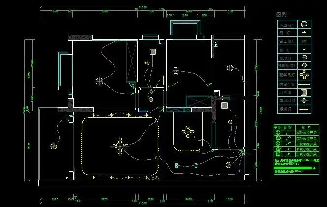 求一居民室内照明线路的设计图纸,几室几厅的都行_百度知道