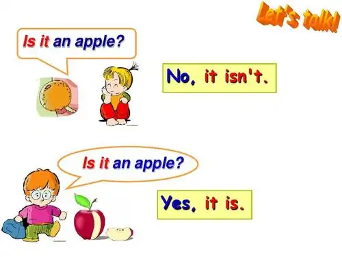 is it an apple? no, it isnt. is it an apple? yes, it is.