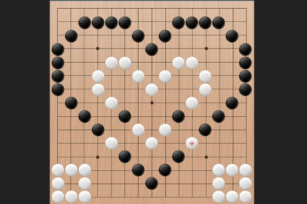 怎么在五子棋上下出心形