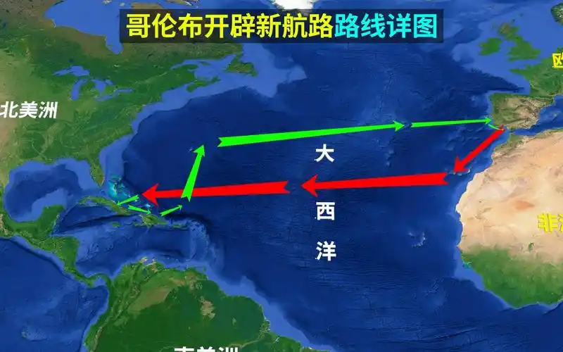 还原哥伦布发现新大陆真是一项伟大的壮举全程耗时224天