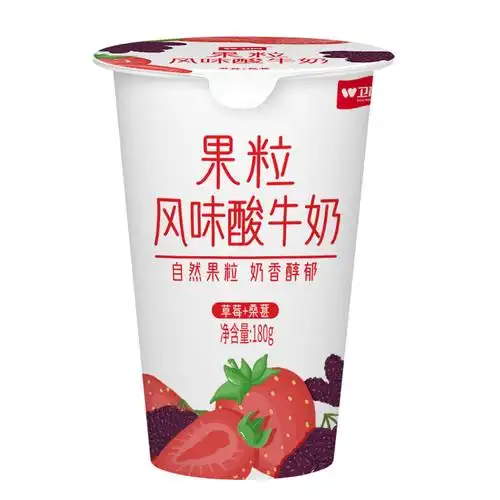 卫岗双果粒酸牛奶草莓桑葚180g