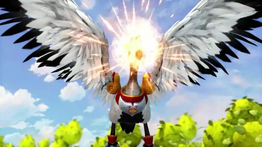 玫瑰王子被怪兽袭击,猪猪侠变火焰鹤救王子!