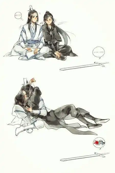 求魔道祖师里避尘play的图片qwq