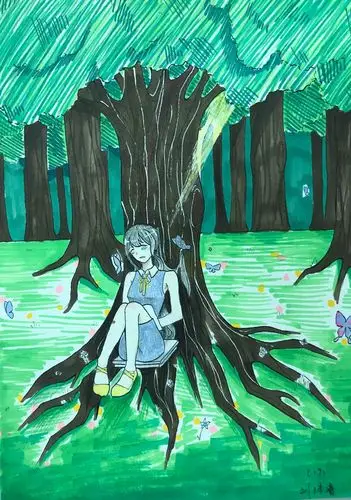 《我们眼中的春天》二七区郑州市106初级中学七年级作品展