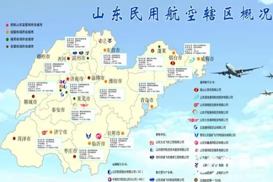 盘点山东9大运输飞机场 临沂机场扩建潍坊济宁机场迁建(组图)