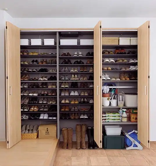 鞋柜设计收纳过季鞋子(鞋柜大容量设计)(1)