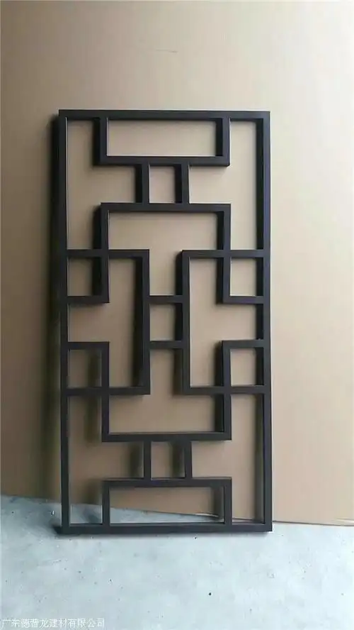 安徽焊接铝格栅 现代新中式铝合金制品