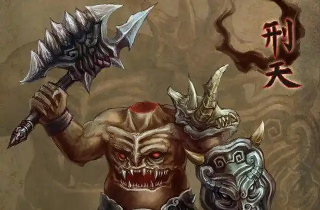 刑天是上古时期的一位神明,他勇猛无畏,向往自由的生活,被人们奉为