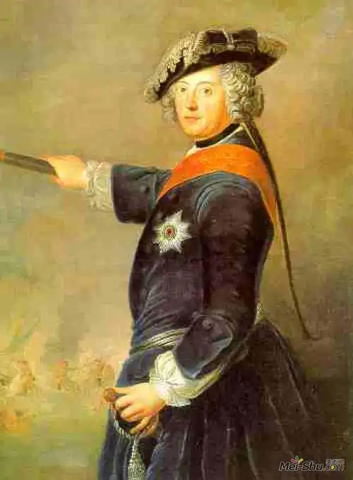 普鲁士腓特烈二世将军安托内佩斯antoinepesne高清作品欣赏