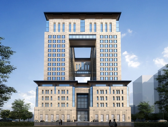 中式风格办公大楼设计方案文本-同济院(pdf jpg)-办公建筑-筑龙建筑