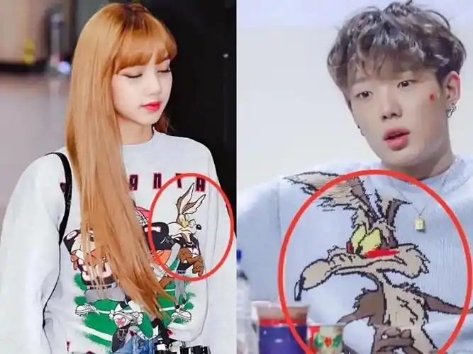 lisa疑似谈恋爱?与男方多次穿情侣装,互动眼神交流很亲密