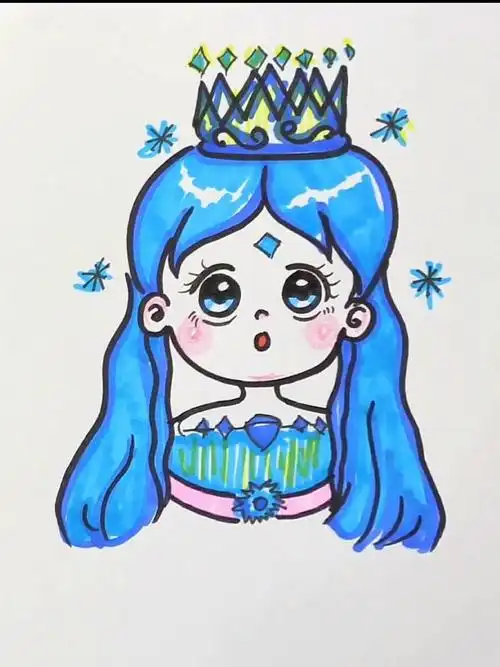 可爱的冰公主教学你们喜欢吗