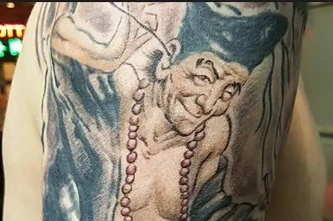 济公纹身图案及手稿欣赏,乃民间传说再世活佛者