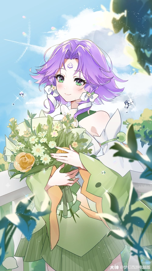 梦幻西游电脑版:"今天小骨头收到谁送来的花啦?