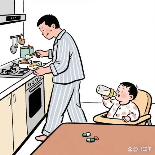 完事后让娃自由活动,我得赶紧准备早餐,刚吃完.娃娃也拉臭臭了